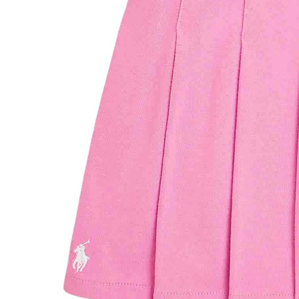 Polo Ralph Lauren Striped Pleated Knit Skirt Pants Kids Skirts Pink CWPOSHOG7620038-650