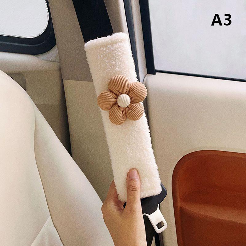 1Pc Car Styling Seat Belt Cover Shoulder Strap Harness Cushion Cartoon Bear Car Seatbelt Shoulder Pad Protector