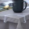 Transparent Triangle Tablecloth Clips With Non Slip Fixing For Home Dining And Party Use