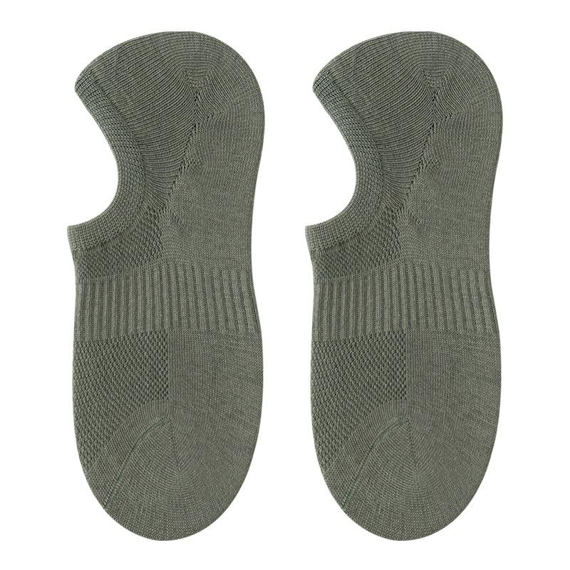Men's Spring and Summer Short Socks, Mesh Invisible Cotton Socks, Anti-pilling Boat Socks, Non-dropping and Invisible Socks