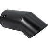 Car Stainless Steel Exhaust Tips Fit 2.75 To 3 Inch Car Exhaust Pipe Modification Tail Throat Tail Pipe Steel Exhaust Tips Finish Tailpipe Black