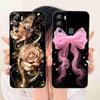 Cat Butterfly Case For Infinix Hot 12i Cases Soft Silicone Back Cover For Infinix Hot 12 i 12i Hot12i Case X665B X665 Fundas