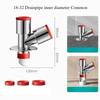 Snap Joint Washing Machine Floor Drain Double Purpose Insect Prevention Pipe Connector Anti-odor Anti-Overflow