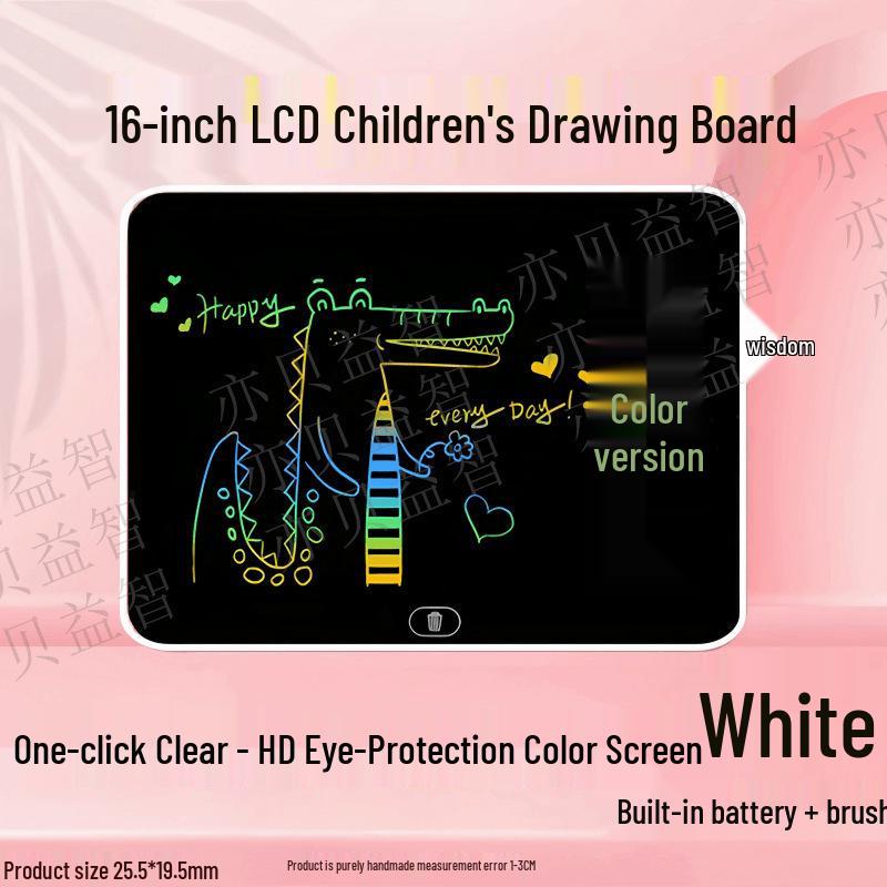 Kinder LCD Schreib- & Zeichentisch - Löschbare Kritzeltafel Schultafel Spielzeug