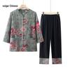 Elderly Women's Summer Loose Two-Piece Set