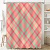 Luxury Plaid Bath Curtains Waterproof Home Decor Shower Curtain Modern Bathroom Decorative Drapes for Living Room Customizable S