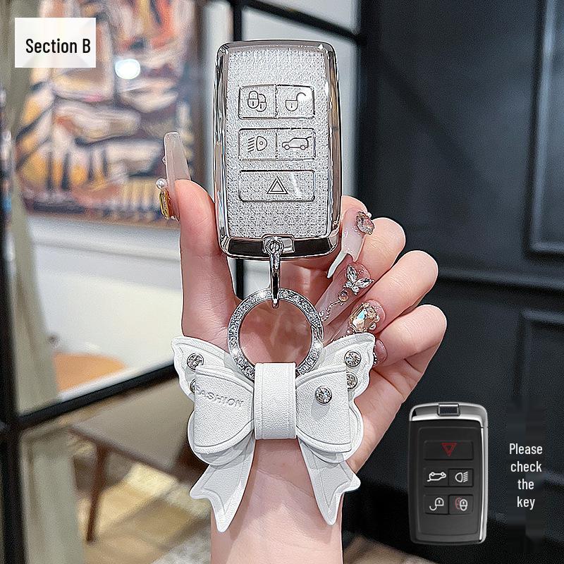 Wysokiej klasy etui na klucze z klamrą do modeli Range Rover Sports z lat 2013-2025