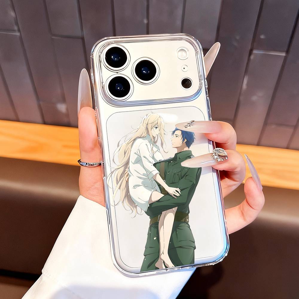 

V-VioletS E-Evergarden Phone Case For iPhone 14,16,11,13,15,17,12,Air,Mini,Plus,Pro,Max,Plus,E Clear TPU Shell iPhone15