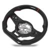 Hydro‑Dip Carbon   Look Steering Wheel Perforated Leather Flat Bottom for GLI R GTD MQB