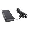 GC Controller Adapter 4 Ports 3 in 1 Game Controller Adapter with Turobo Function for Switch for PC