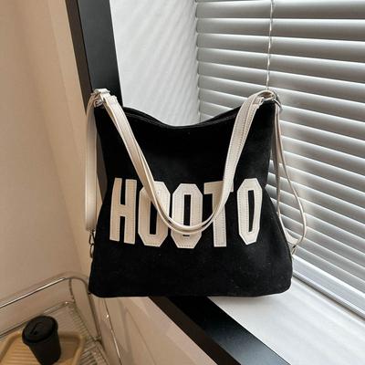 New Autumn College Students' Shoulder Bags for Class  Big Bags for Women  Large Capacity Fashionable Commuting Toys for Women