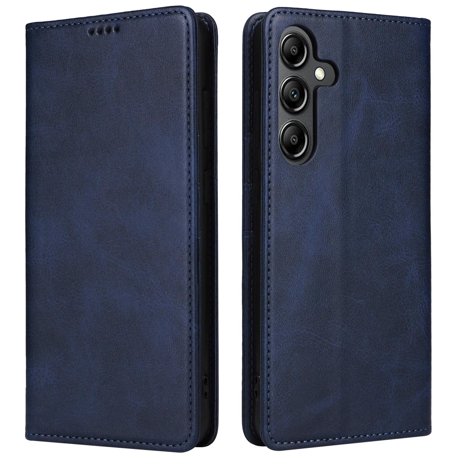 

Чехол для Samsung Galaxy A15 4G/5G с блокировкой RFID, из искусственной кожи, с подставкой, чехол для телефона Blue