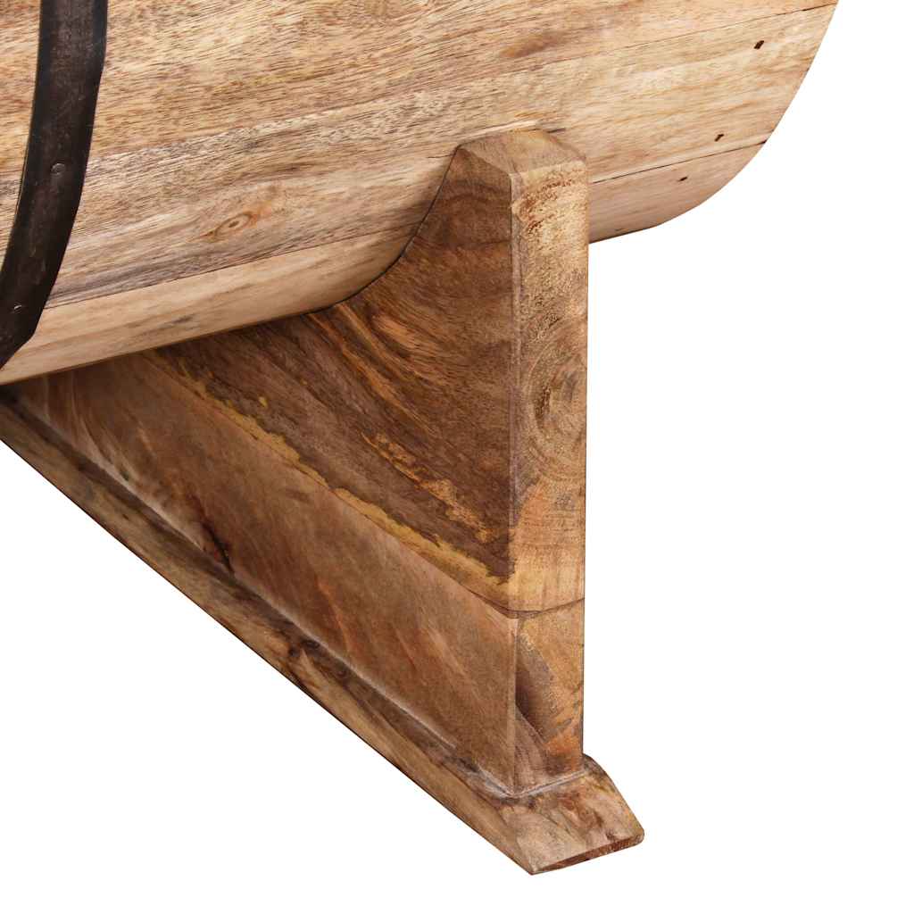 Massiver Mangoholz Couchtisch 88 x 50 x 40 cm