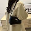 PU Leather Bowknot Underarm Bag Y2k Women Handbag Sweet Bow Shoulder Bag  Lady