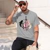 Japanese  Koi Fish  Samurai Sword Pattern d Light And Thin Unisex Tops Tees Casual d Unisex Beach tshirt  New Model