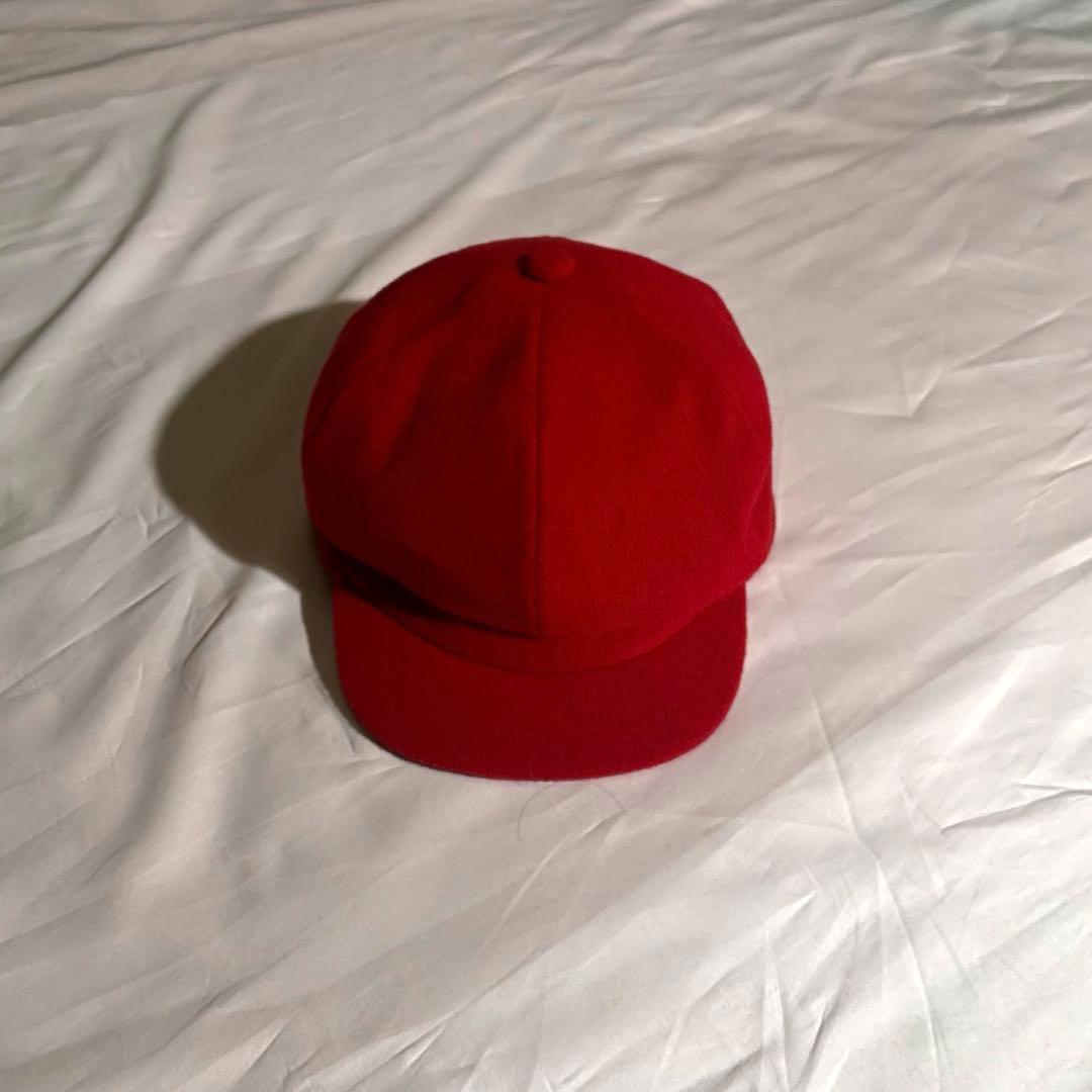 Used Vintage wool casquette red NOROLL KAPITAL gap RRL