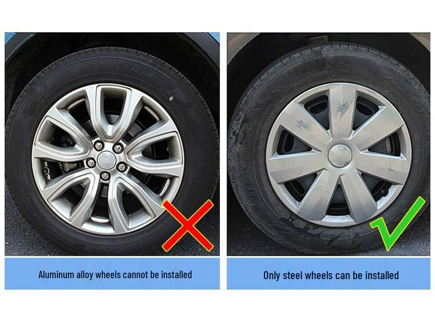 Universal Car Wheel Hub Covers: 12-16 Inch Decorative Steel Wheel Rings