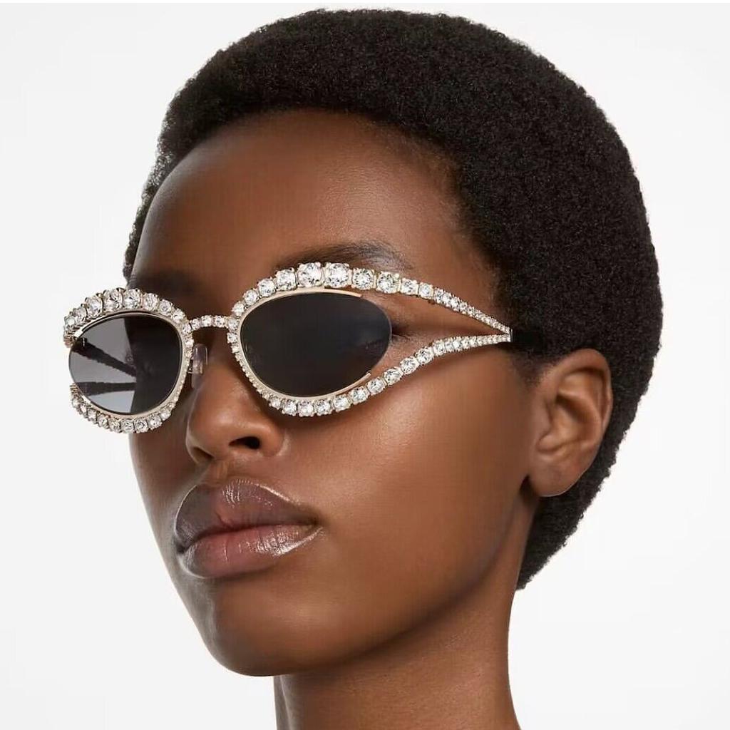 Fashion Luxury Crystal Shiny Sunglasses Women Sexy Cat Eye Rhinestone Party Elegant Sun Glasses Female Shades