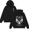 Versículo Bíblico Cristiano Salmo 91:Sudadera con Capucha Gráfica para Hombre y Mujer Moda Vintage Sudadera de Manga Larga Casual Harajuku Pulóver
