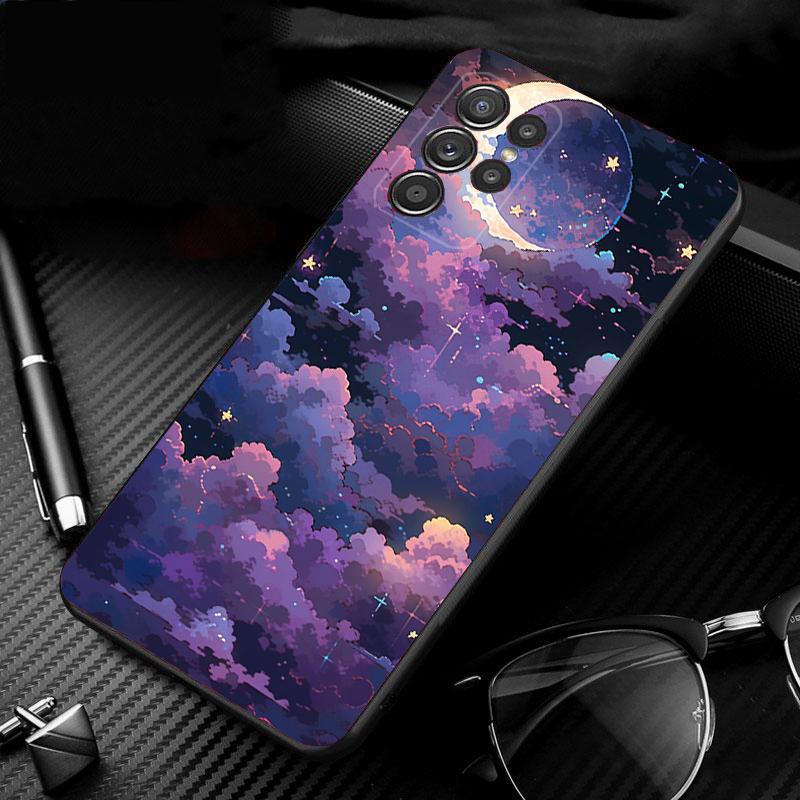 Sceneary Landscape Moon Phone Case For Samsung A52S A21S A33 A23 A13 A14 A32 A52 A53 A54 A51 A71 A15
