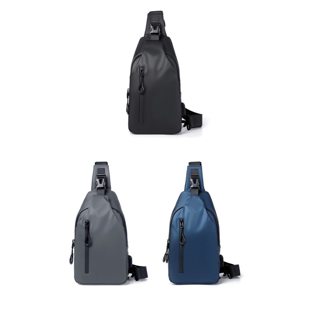 Oxford Cloth Men's Chest Bag Large Capacity Sports Walking Bag Outdoor Crossbody Bag  Cycling