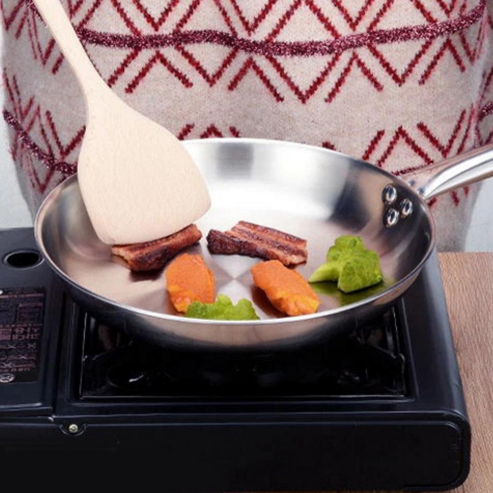 Extra Thick Stainless Steel Non Stick Coating Pan with Helper Handle Saute and Frying Pan