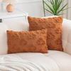 New Embroidered Hair Maple Leaf Pillow Case Home Living Room Sofa Decoration Cushion Cover Ins Bedside Office Pillow