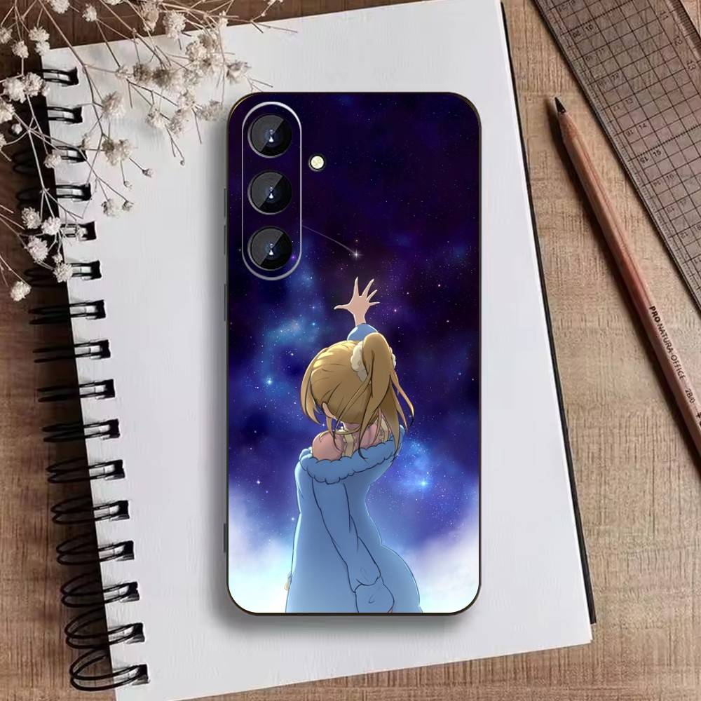 Love Live Asaka Karin Phone Case For Samsung Galaxy A73,A21s,A22,A31,A52,A53,A71,A41Soft Black Shell