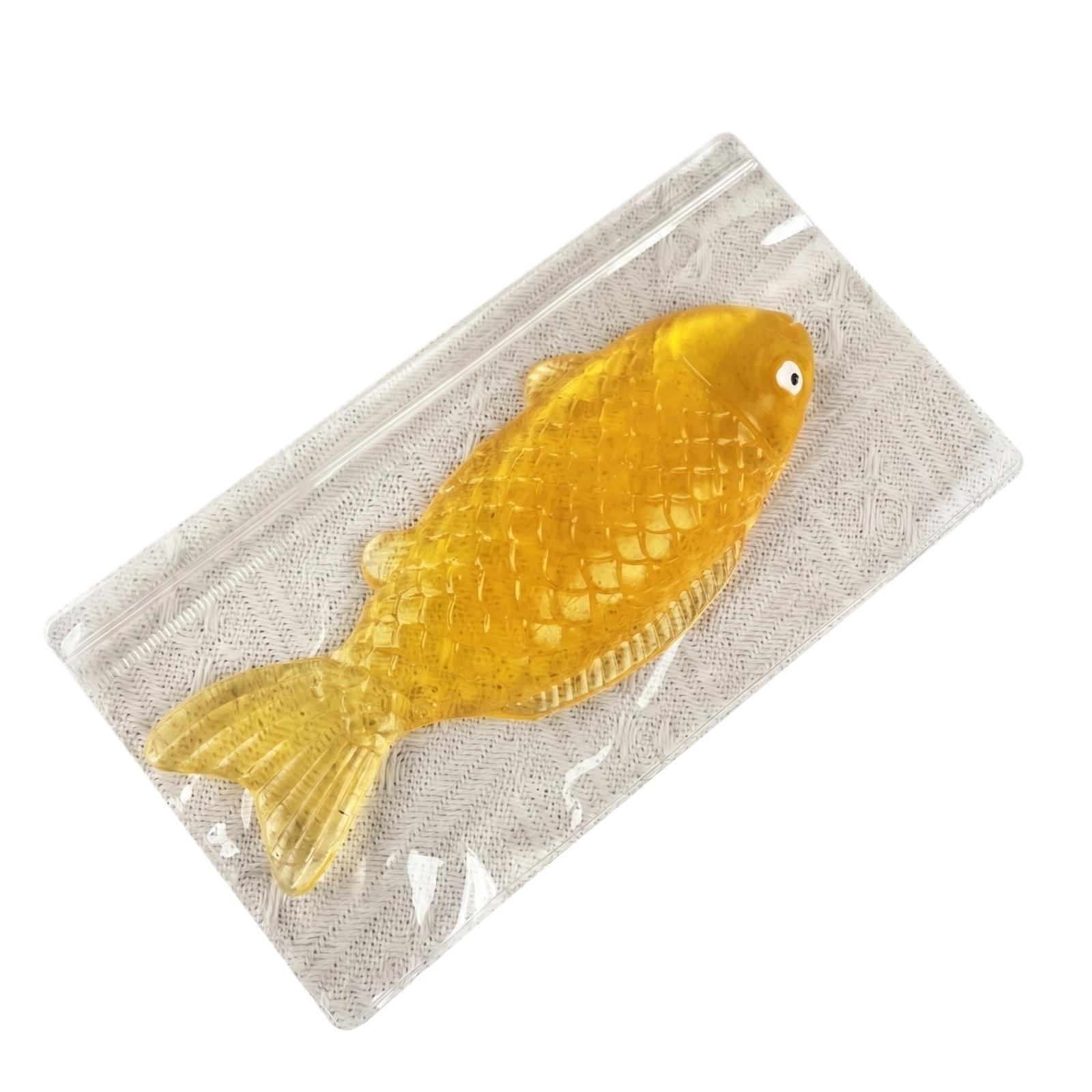 

Fish Shaped Squeeze Toy Soft Rubber Material Textured Surface Flexible Design for Stress Relief and Sensory Play One Size