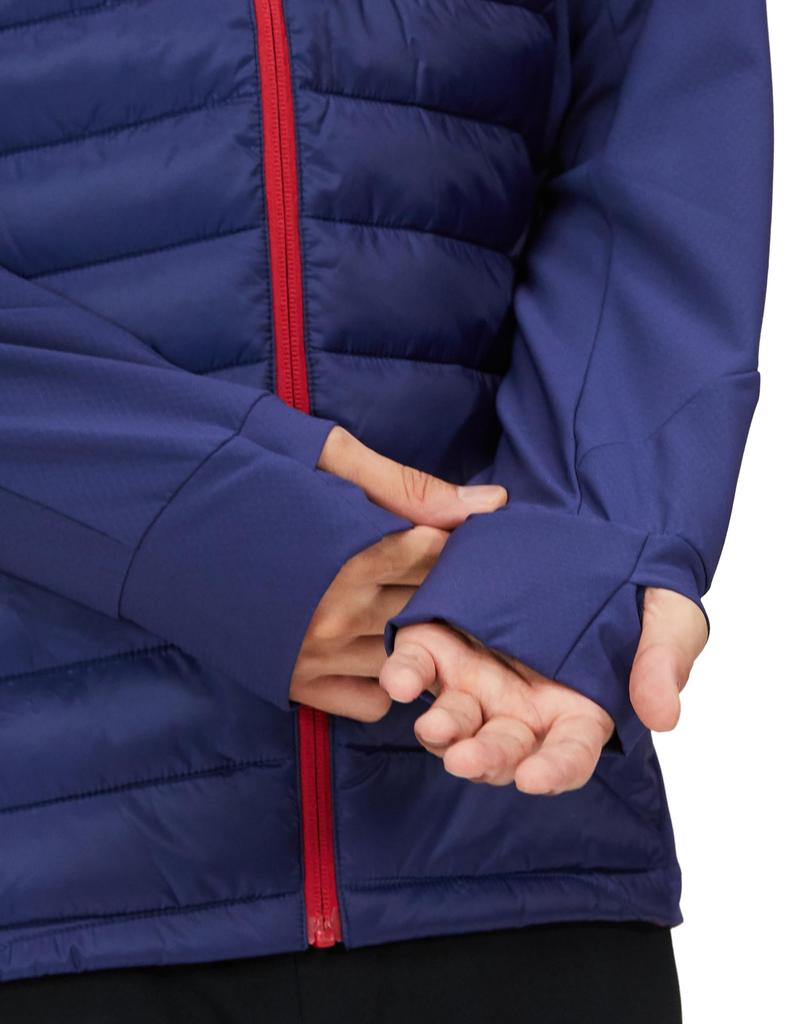 Mizuno Techfill Hybrid Training Cold Blue Size 32MEA535 Jacket, Weather, Moisture-Wicking, Heat-Retaining, Washable, Depth, 2XL,