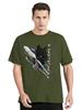 Naval F14 Tomcat Fighter Graphic Fitness Tshirt Cotton Tops Tees Mens Clothing Oversized Unisex Tshirt Streetwear Tshirt