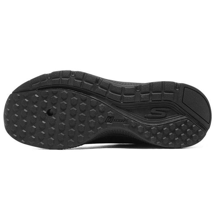 Skechers Go Run Consistent Breathable Lightweight Mesh Cushioning Durable Low-Top Running Shoes Men Sneaker Black 220375-BBK