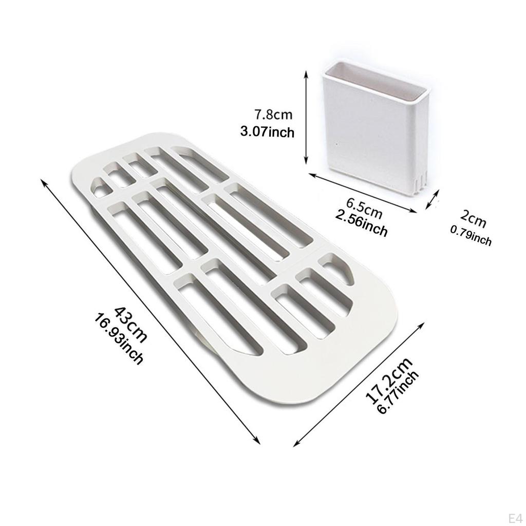 Kitchen Drain Tray Dish Drainer Retractable Multifunctional