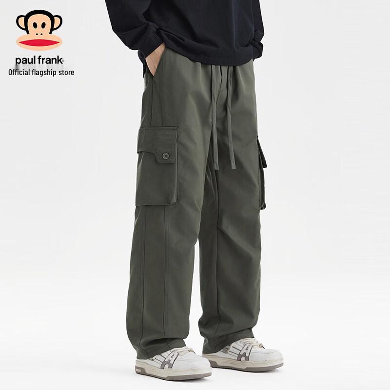 Paul Frank Men's American Retro Loose Fit Straight-Leg Cargo Pants