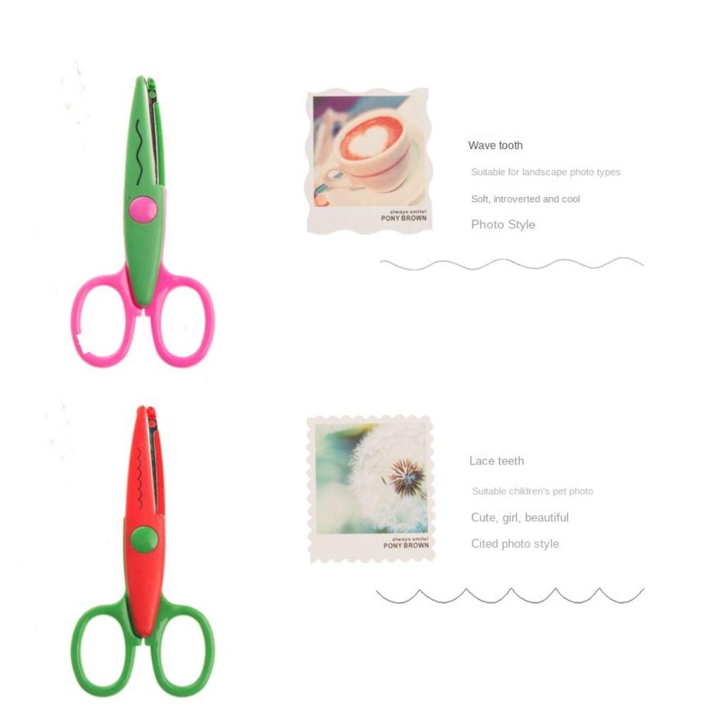 Candy Color Minimalistic Lace Scissors Small Round Head Kawaii Lace Scissors  Children Gifts