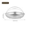 Stainless Steel Draining Basket Multifunctional All-In-One Pan Steamer Basket with Handle Easy Use Food Steamer Cooking Utensils