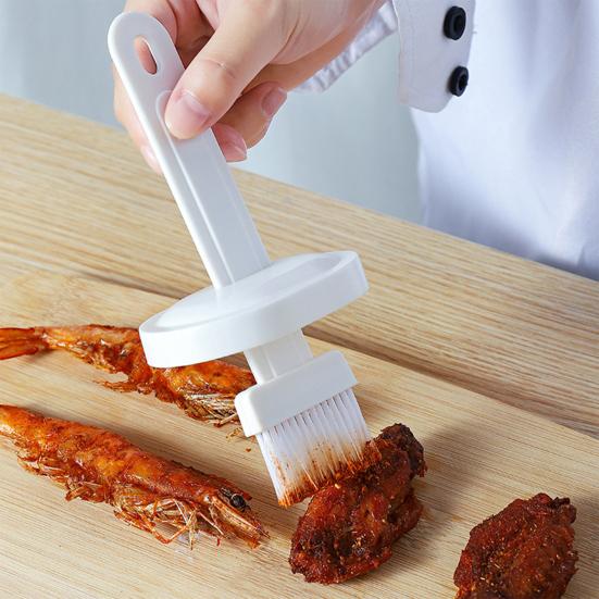 Oil Brush Dispenser 2-in-1 High-Temperature Resistant Oil Pot with Brush Cooking Oil Applicator for Frying Baking BBQ And Air Fryer