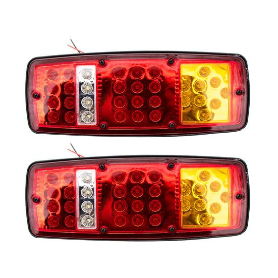2 Stücke HL-R-017 Wasserdichte Auto 36 LED Rücklicht Bootsanhänger DC 12/24 V Rückleuchten
