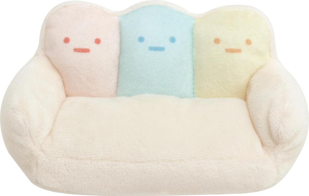 MO22001 Peluche Collezione Sumikko Gurashi Divano Tapioca Portatile