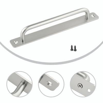180mm/210mm Länge Schiebetürgriff Aluminiumlegierung Glatt Ohne Bohren Türgriff Langlebig Doppelbohrung
