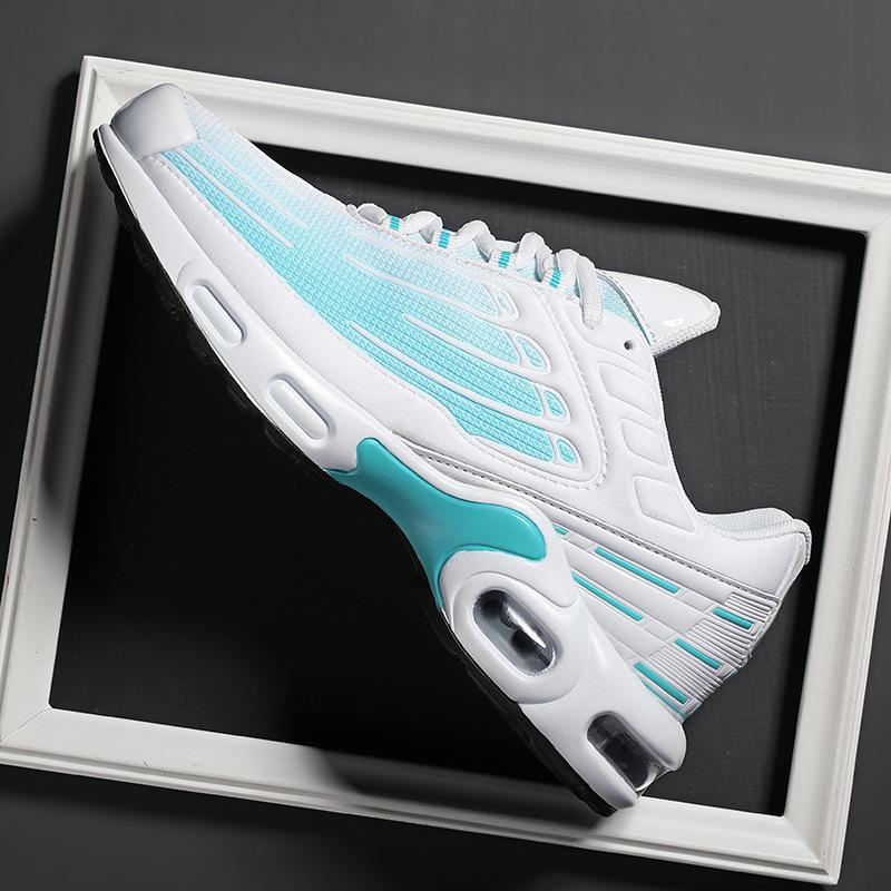 2025 New Spring and Summer Couple Air Cushion Heightening Wear-resistant Running Shoes Versatile Trend Sports Shoes Foreign Trade Men's Casual Shoes