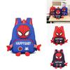 Spider Man 3d Pattern Kids Backpack With Breathable Nylon For Kindergarten And Elementary Use