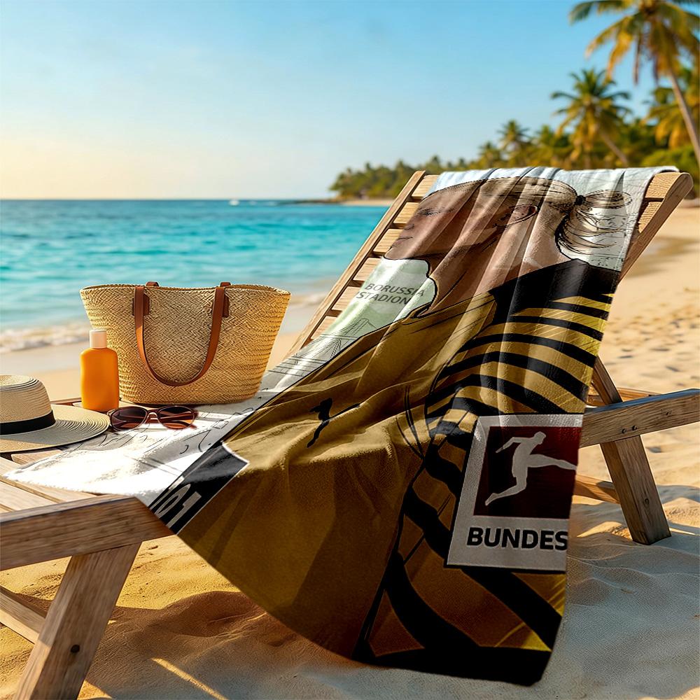 Haaland Beach Towel Super Soft & Absorbent Comfortable Lightweight Portable for Swimming,Beach,Camping, Travel, Beach Accessories,Gym