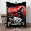 Japanese Anime Blanket DEATH-NOTE Children Warm Soft Blankets for Sofa Bed Cover Blanket Suitable for Birthday Souvenir Gifts