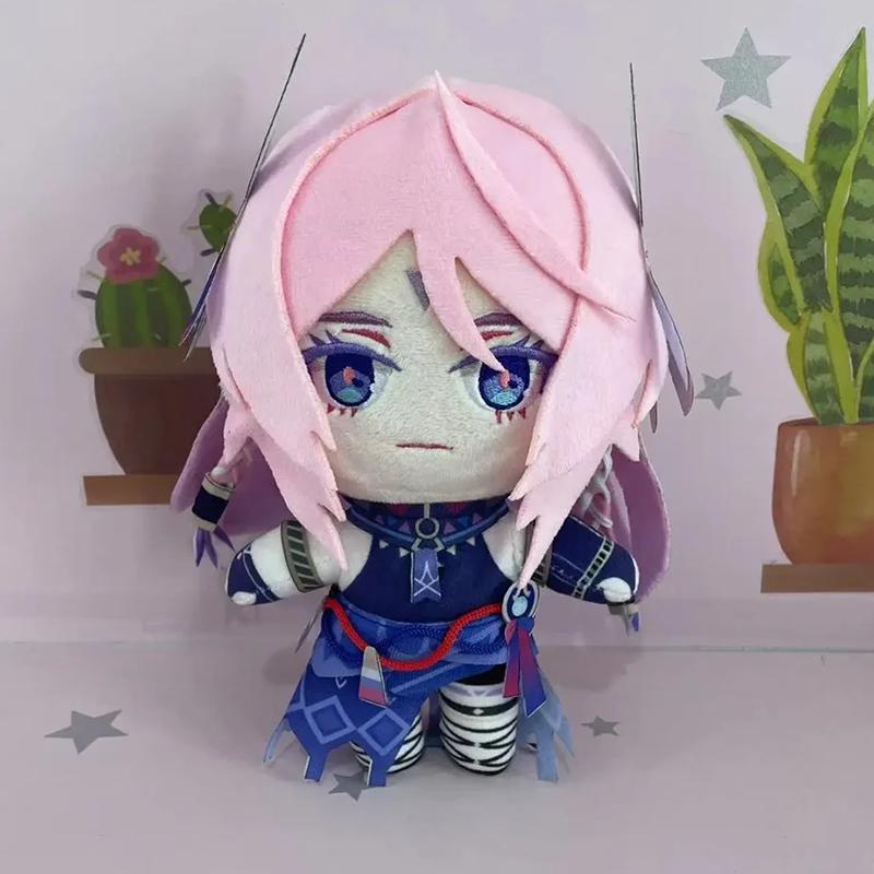 Genshin Impact Razor Plush Dolls Soft Cotton Cartoon 20cm Razor Plusie Toys Bennett Holiday Gifts Birthday XMAS Dolls Kaeya