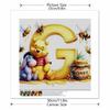 DIY Diamond Painting Round Diamond The Letters "G" In Vini and Eeyore Full Diamond Mosaic Home Decoration Painting Cross Stitch Kit
