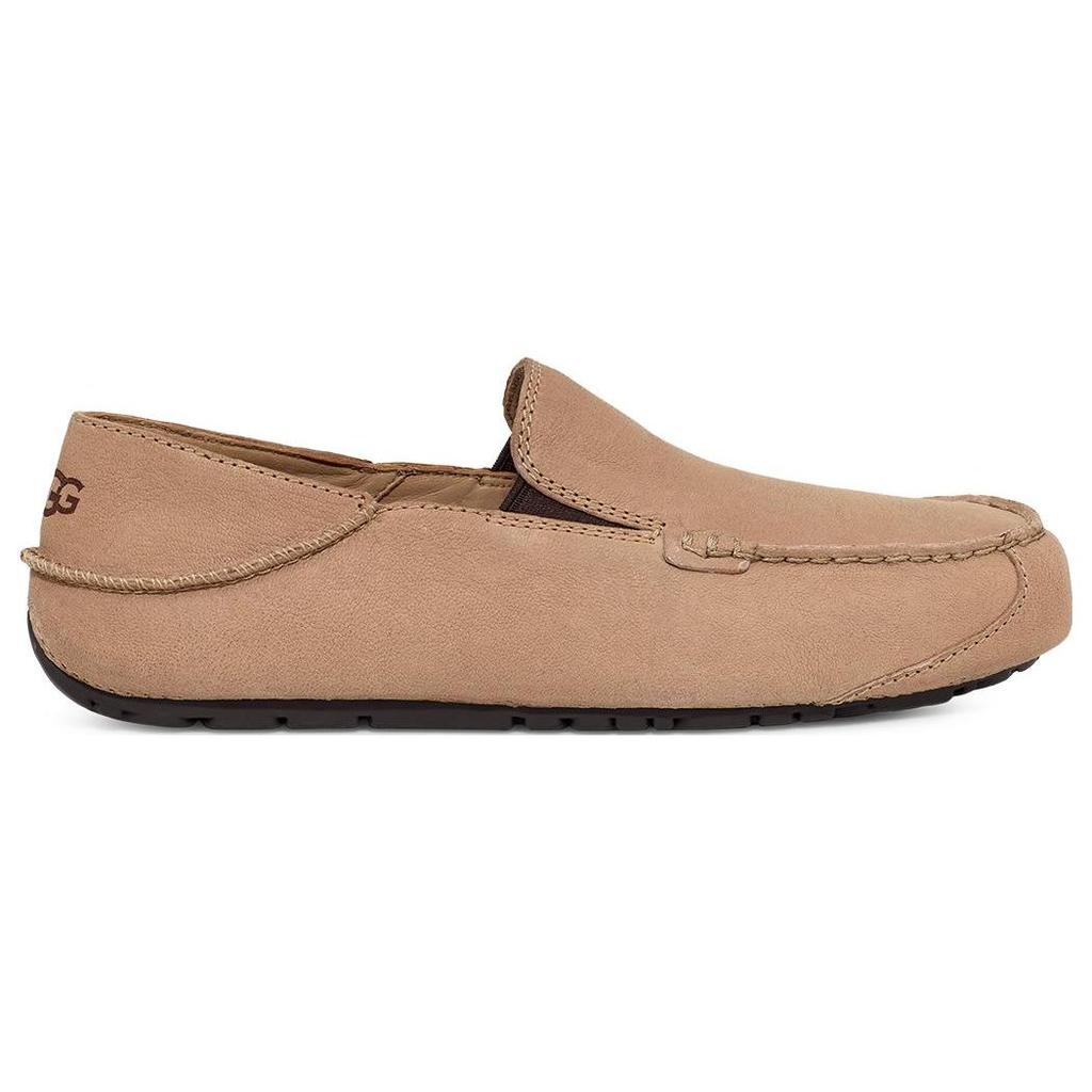 UGG Upshaw TS Skóra owcza Codzienny komfort Mokasyny Buty męskie Piaskowy 1108189-SAN