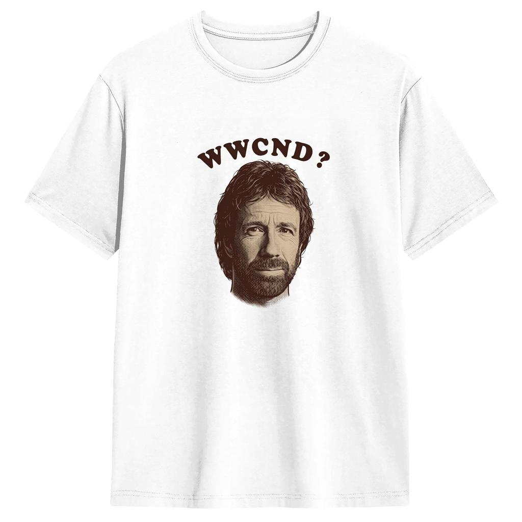 Chuck Norris T Shirt Harajuku T Shirts ShortSleeved Vintage Tshirt Summer Cotton Oversized Top Tees