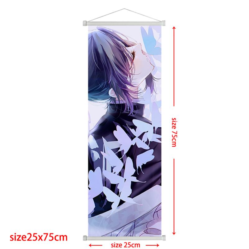 

Плакат-сувій Demon Slayer Ренгоку Кьоджуро Домашній декор Камадо Танджіро Прикраса для вітальні Підвісна картина Дитячий подарунок Плакати 25*75cm зелений