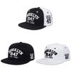 Baseballkappe für Männer und Frauen mit verstellbarem Riemen und Buchstabenmuster für Streetwear-Mode